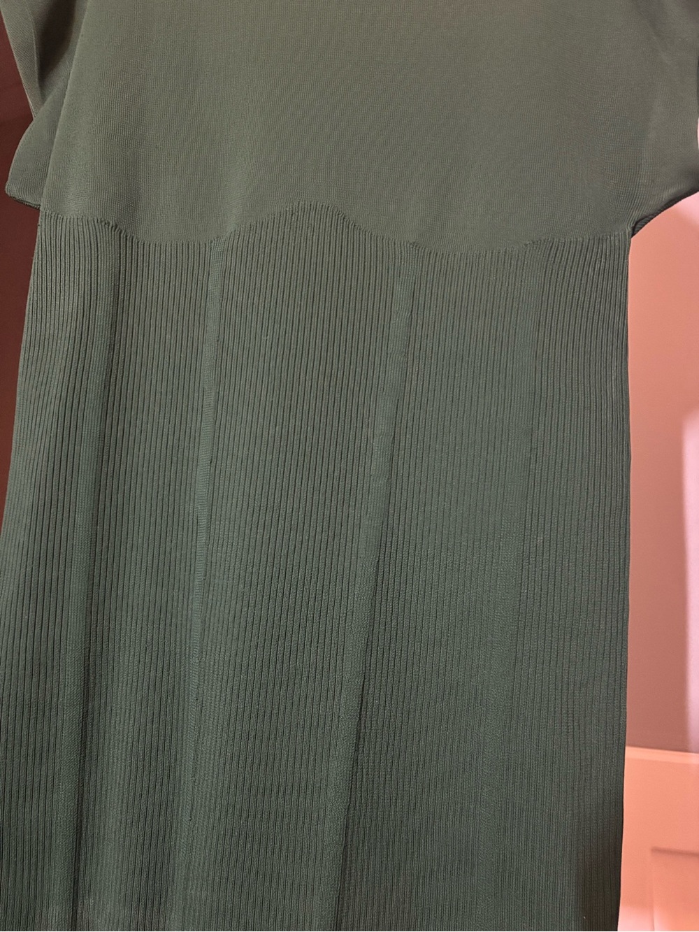 Anthropologie Teal Sleeveless Mock Neck Dress - Picture 2 of 7